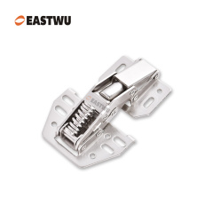 Nickel Ordinary Cabinet Hinge Cold-rolled steel No Drilling Opening Angle 90°