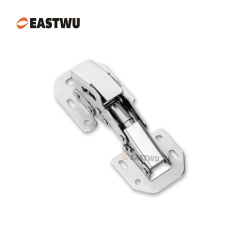 Nickel Soft Close Cabinet Hinge Cold-rolled steel No Drilling Opening Angle 90°