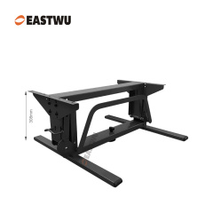 Matt Black Foldable Lift Table Frame Cold-rolled Steel（Raised Height 665mm）Fold Down Height 308mm