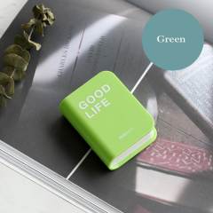 Book shape contact lens case with mirror color contact lens case eye contact lens case travel kit box