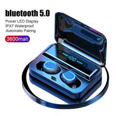 3600mAh TWS Wireless Earphones Power Display Touch Control