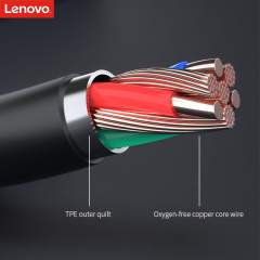 Lenovo XF06 Wired Headphones Noise Canceling In-Ear Headset Wired Earphones with Mic