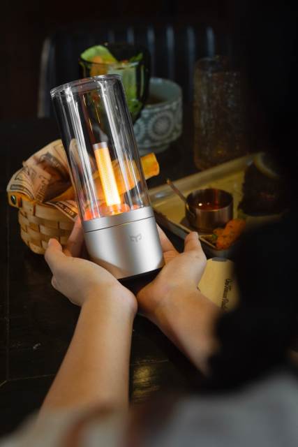 2023 New Yeelight Candela lamp Led Night ight rotate to meet the right mood candle-like breathing light stepless dimming