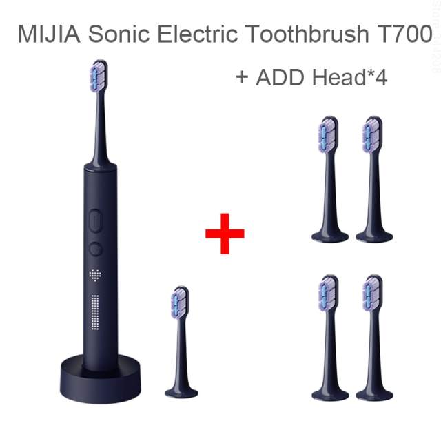 XIAOMI MIJIA T700 Sonic Electric Toothbrush Teeth Whitening Ultrasonic Vibration Oral Cleaner Brush