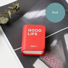 Book shape contact lens case with mirror color contact lens case eye contact lens case travel kit box