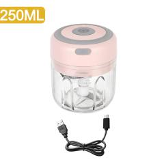 100/250ML Mini Electric Garlic Chopper USB Charging Ginger Masher Machine