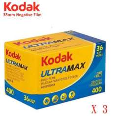 3 pets of Kodak UltraMax 400 Gold Colorplus 200 Color Print Film 35mm 135 36Exp X 3 Packs