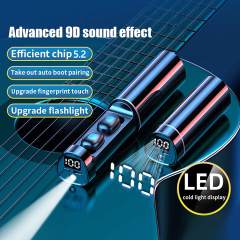 Mini Earbuds N21 N21 Wireless Bluetooth Earphones TWS Touch Control LED Display Headphones