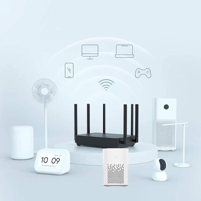 Xiaomi Mijia Redmi Router Ax6s Wifi 6 3200 Mbps 2.4/5GHz Dual Frequency High Gain Mesh Route