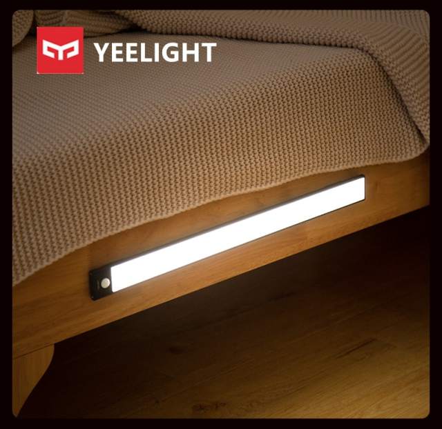 New Yeelight Motion Sensor Closet Light Dimmable Rechargeable LED Induction Night Lamp Kitchen Corridor Cabinet Wardrobe Light Bar