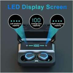 3600mAh TWS Wireless Earphones Power Display Touch Control