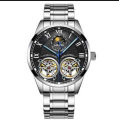 AILANG Original design watch men's double flywheel automatic mechanical watch