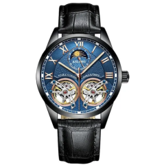 AILANG Original design watch men's double flywheel automatic mechanical watch