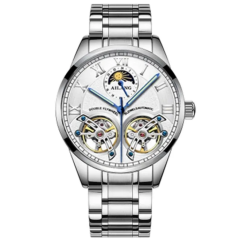 AILANG Original design watch men's double flywheel automatic mechanical watch