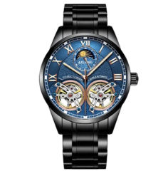 AILANG Original design watch men's double flywheel automatic mechanical watch