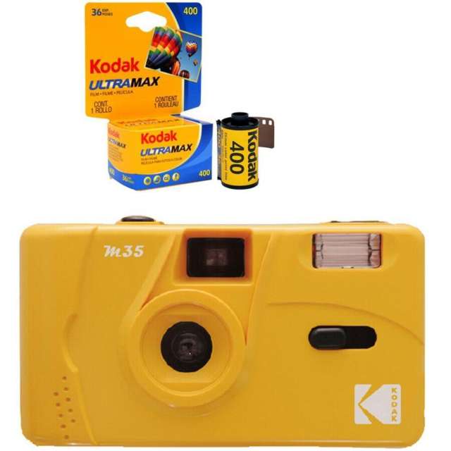 2024 New Kodak Vintage Retro M35 35mm Reusable Film Camera with Flash *Gift Idea*