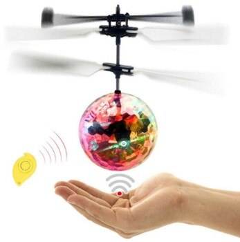 Colourful Mini Drone Shinning LED RC drone Flying Ball Helicopter Light Crystal Ball Induction dron Quadcopter Aircraft kids toys