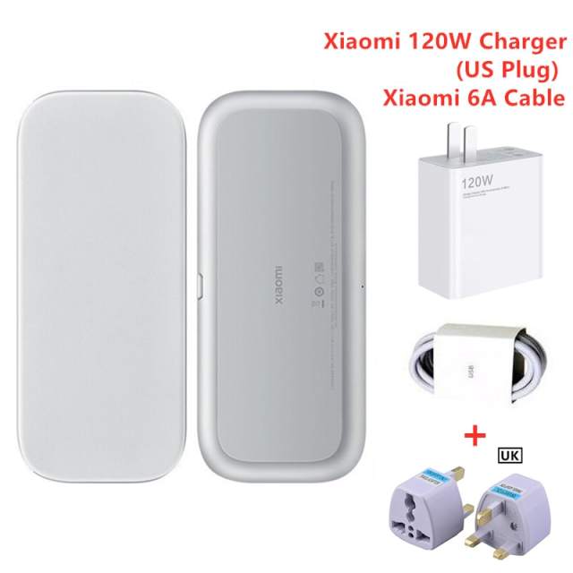 Xiaomi Multi-coil Wireless Charger Board 20W Max Support 3 Devices Fast Charge With 120W Charger and 6A Cable