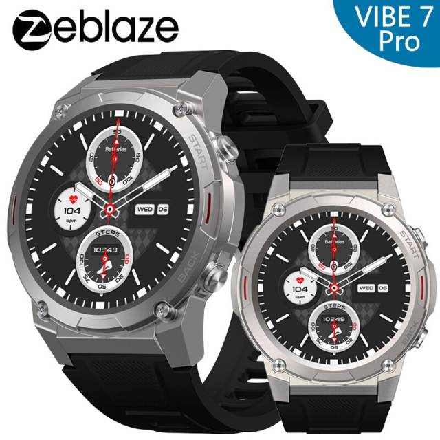 2023 New Zeblaze Vibe 7 Pro Smart Watch 1.43'' AMOLED Display