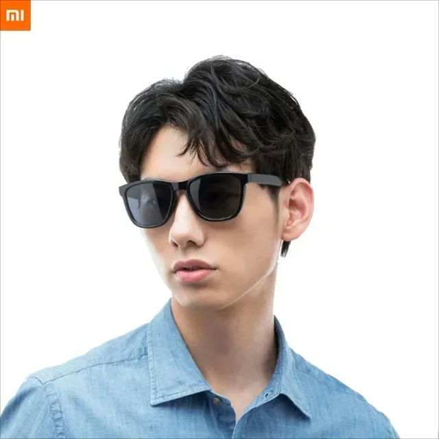 XIAOMI Mijia Classic Square Sunglasses Selfrepairing TAC Polarizing Lense No Scew Sunglasses 6 Layer Polarizing Film Unisex