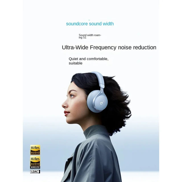 New Anker Soundcore space one S1 new intelligent true wireless noise reduction Bluetooth headset 55H Play Time