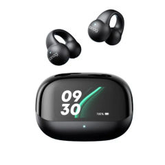 New Sanag S2 Pro AI Smart Screen Bluetooth Earphone Ear Clip Headset Wireless Open Ear TWS Sports Headphones Hifi Sound Earclip Earbuds