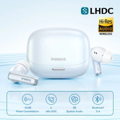 Baseus M2s pro Wireless Earphones Bluetooth 5.4 Support 3D Spatial Audio 4-Mics 52dB Active Noise Cancelling Customized Earbuds