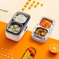 NEW 1.5L Electric Lunch Box Portable Rice Cooker Heating Bento Box Double Layer Liner Food Container Steamer Heat Lunch Box 220V