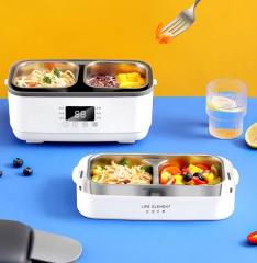 NEW 1.5L Electric Lunch Box Portable Rice Cooker Heating Bento Box Double Layer Liner Food Container Steamer Heat Lunch Box 220V