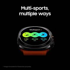 New Samsung Galaxy Watch Ultra White with Galaxy AI Smart Watch 47mm Health Monitoring Fitness Tracker
