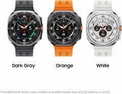New Samsung Galaxy Watch Ultra White with Galaxy AI Smart Watch 47mm Health Monitoring Fitness Tracker