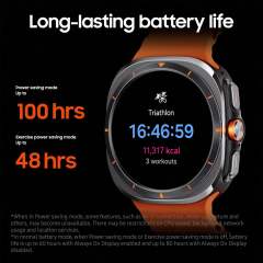 New Samsung Galaxy Watch Ultra White with Galaxy AI Smart Watch 47mm Health Monitoring Fitness Tracker