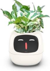Smart Flowerpots Smart Pet Planter Ai Planter Intelligent Flowerpots Multiple Expressions 7 Smart Sensors and Ai Chips Make Raising Plants