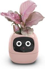 Smart Flowerpots Smart Pet Planter Ai Planter Intelligent Flowerpots Multiple Expressions 7 Smart Sensors and Ai Chips Make Raising Plants