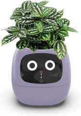 Smart Flowerpots Smart Pet Planter Ai Planter Intelligent Flowerpots Multiple Expressions 7 Smart Sensors and Ai Chips Make Raising Plants