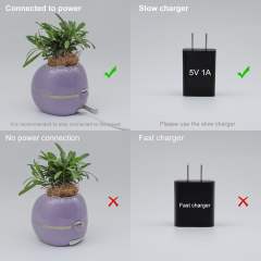 Smart Flowerpots Smart Pet Planter Ai Planter Intelligent Flowerpots Multiple Expressions 7 Smart Sensors and Ai Chips Make Raising Plants