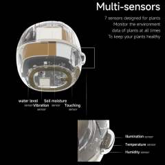 Smart Flowerpots Smart Pet Planter Ai Planter Intelligent Flowerpots Multiple Expressions 7 Smart Sensors and Ai Chips Make Raising Plants