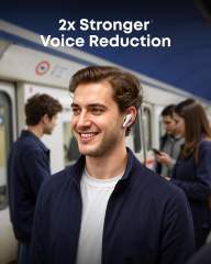 New Soundcore Liberty 5 by Anker Noise-Cancelling Wireless Earbuds 2x Stronger Voice Reduction Real-Time Adaptive Noise Cancellation Fast Charging, Dolby Audio 6-Mic AI Clear Calls