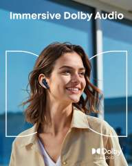 New Soundcore Liberty 5 by Anker Noise-Cancelling Wireless Earbuds 2x Stronger Voice Reduction Real-Time Adaptive Noise Cancellation Fast Charging, Dolby Audio 6-Mic AI Clear Calls