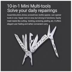 NEW NexTool Mini Flagship 10in1 Multifunction Folding EDC Scissors Screwdriver Pliers Bottle Opener Outdoor Tool