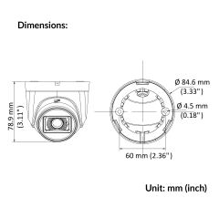 4K Indoor Fixed Turret Camera | DS-2CE76U0T-ITPF