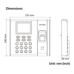 Value Series Fingerprint Time Attendance Terminal | DS-K1T8003MF/DS-K1T8003EF