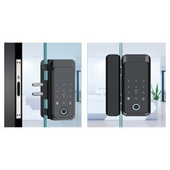 Smart Biometric Fingerprint Glass Door Lock | XAC-Glass Door Lock-KB608-TY c/w controller
