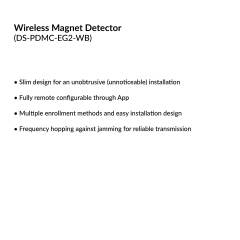 Wireless Magnet Detector | DS-PDMC-EG2-WB(B)