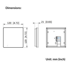 KH6 Series IP-Based Indoor Station | DS-KH6110-WE1