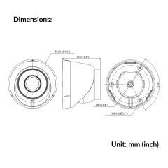 2MP Fixed Turret Network Camera | DS-2CD1323G0E-I