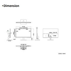 21.5 inch FHD Borderless Monitor | DS-D5022F2-1V1S