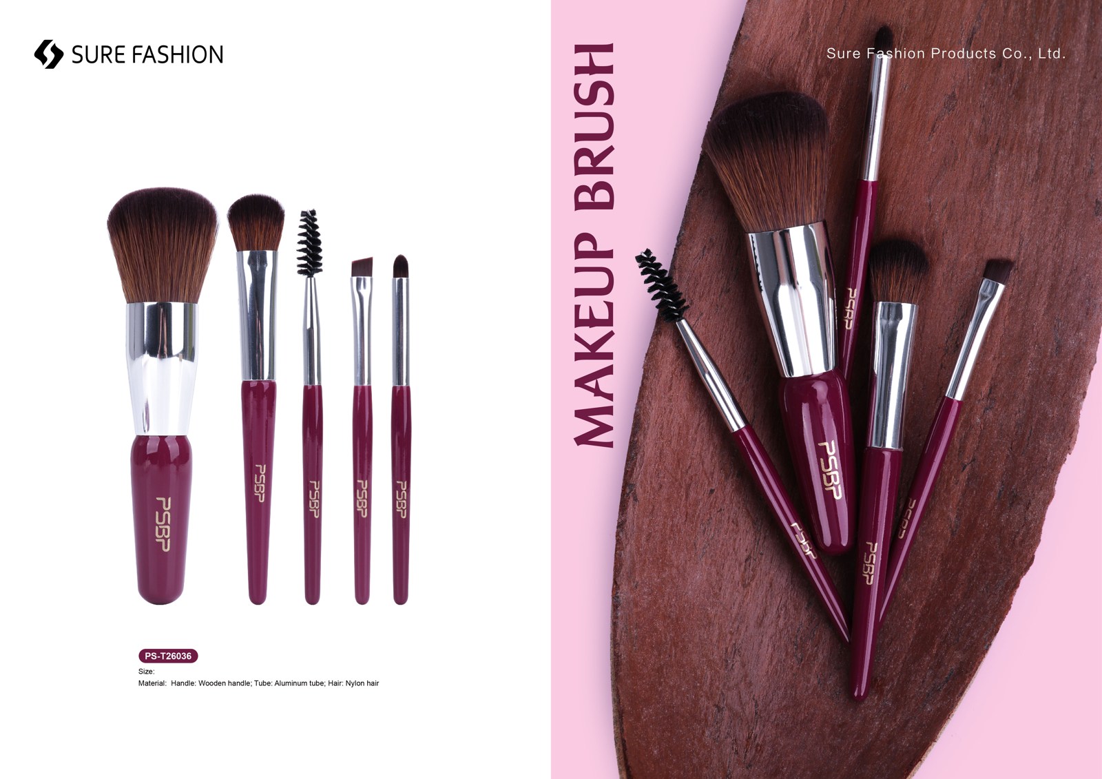 Makeup brushes collection