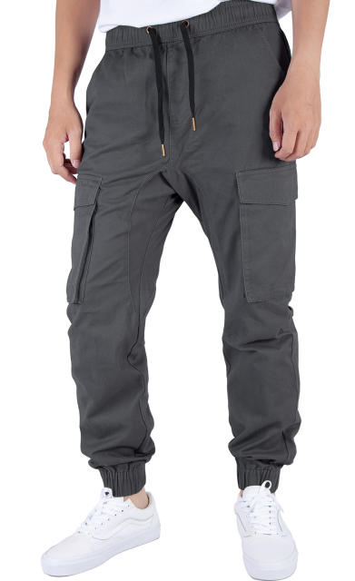 Man Cargo Jogger Pants Dark Grey