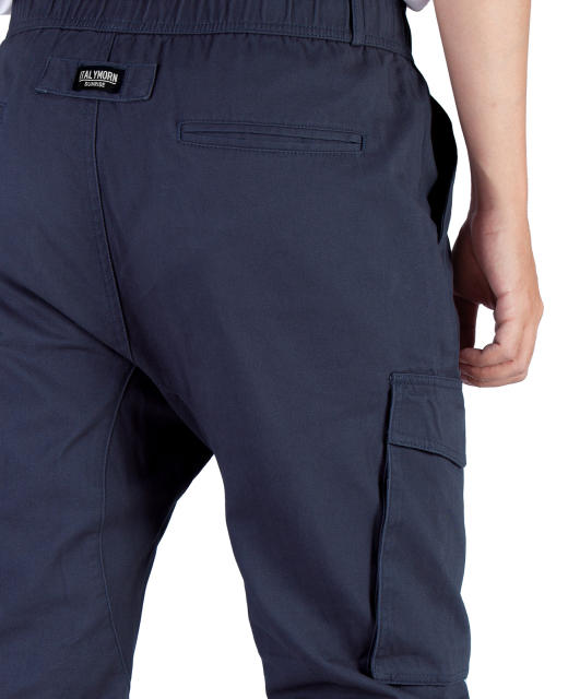 Man Cargo Jogger Pants Navy Blue